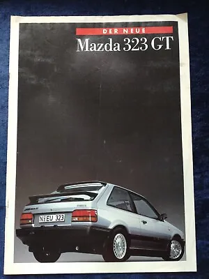 Mazda 323 GT Brochure 08.1985 • $8.63