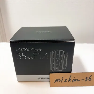 VOIGTLANDER NOKTON Classic 35mm F1.4 II MC Multi Coating VM Mount Lens-New • $495.94