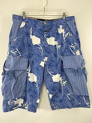 Rare Vtg Marithe Francois Girbaud Cargo Shorts Floral Baggy Men’s 36 • $40