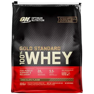 Optimum Nutrition Gold Standard 100% Whey Protein 2.79kg Chocolate • $165