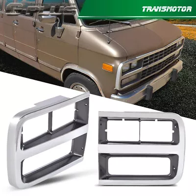 Headlight Headlamp Door Fit For 1992-1995 Chevrolet G10 G20 Driver & Passenger • $43.71