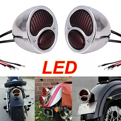 Retro LED Motorcycle Rear Brake Stop Tail Light For Harley 1928-1931 Model A • $102.94