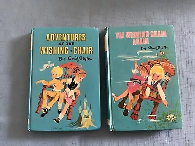 Enid Blyton’s Wishing Chair & Wishing Chair Again 2 Books 1970’s • $19.95