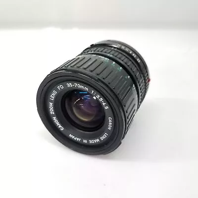 Canon FD 35-70mm F/3.5-4.5 Zoom Lens • $9.99