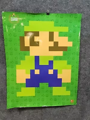 Year Of Luigi Poster 2014 22 X28  Game Room Wall Décor Club Nintendo • $21.99