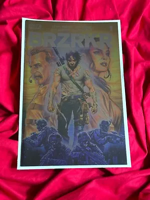 Brzrkr #1~Mark Brooks Foil Variant~Keanu Reeves Garney Kindt Story Art~NM • $0.85