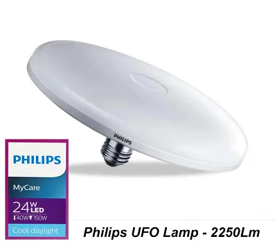 Philips 24W LED MyCare UFO Light Globe Bulb E27 Screw 240V Cool Daylight 2250Lm • $38.65