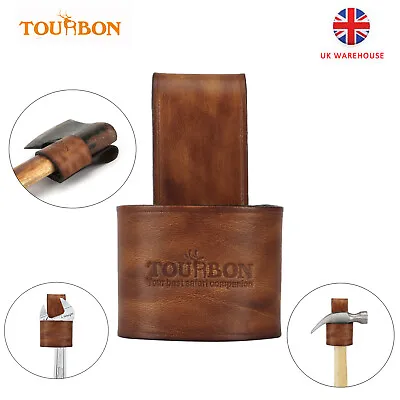 TOURBON Tool Work Genuine Axe Waist Holder Hammer Holster Hand Tool Belt Loop UK • £12.99