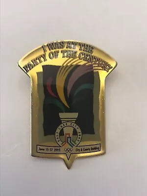 2002 Salt Lake City Olympic Bid Pin 1995 I Was At The Party Of The Century • $4.50