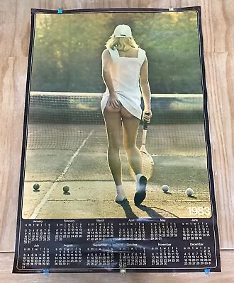 £54.99 • Buy Tennis Girl Original 1983 Athena Calendar Poster