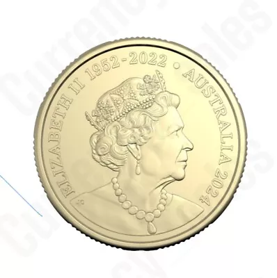 NEW 2024 $1 Coin UNC RAM Uncirculated Australian One Dollar Coin Queen Eliz II • $36.99