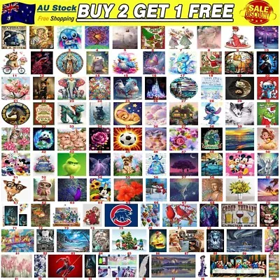 DIY 5D Full  Diamond Painting Cross Stitch Arts Kit Art Picture Embroidery Mural • $10.49