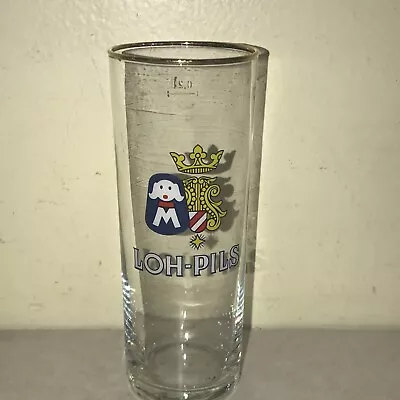 LOH-PILS BEER GLASS 5.5  Tall Vintage HARD TO FIND 0202A • $13.99