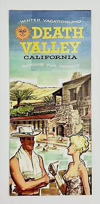 1950s Death Valley California Winter Vacationland Vintage Travel Brochure Parks • $12.99