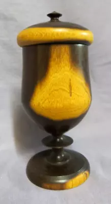Beautifully Turned Covered And Stemmed Wooden Goblet - Australian “Boree” Wood • $30