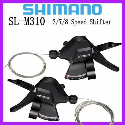 Shimano Altus SL-M310 3/7 3/8 Speed Trigger Shifter Dual Lever Shifters Set • $19.98