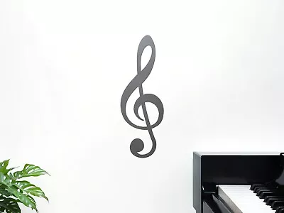 Treble Clef Metal Music Note Wall Art Home Decor Musical Rock Classical Jazz USA • $28