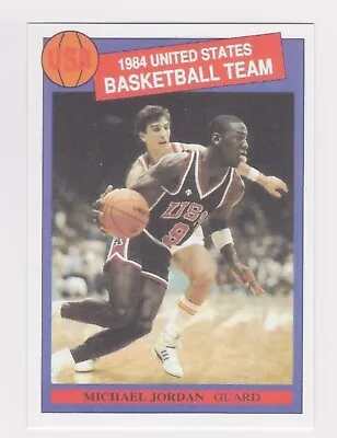 Michael Jordan Pre Rookie 1984 Olympics Missing Link Pink Back Card #2 • $17.99