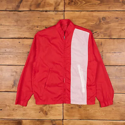 Vintage Windbreaker Jacket S 80s Red Zip • £34.99