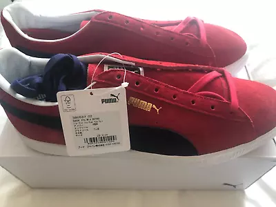 £89.99 • Buy Puma Suede Classic VTG MIJ Red Black Ferrari Colours BNIB UK10 Bboy Clyde