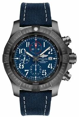 New Breitling Super Avenger Auto Chronograph Night Mission Mens Titanium Watch • $4068.75
