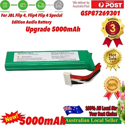 5.0Ah GSP872693 01/P763098 03A Battery For JBL Flip 4 Portable Bluetooth Speaker • $16.95