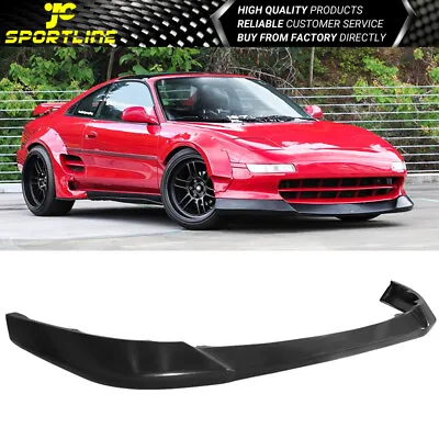 Fits 91-95 Toyota MR2 AW Aeroware Style Front Bumper Lip Spoiler - PU • $143.51