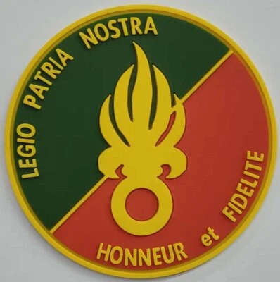 $8.58 • Buy Foreign Legion PVC Cushion/Patch - 8.5cm - SEWING - 1 2 3 REI RE REP REG REC
