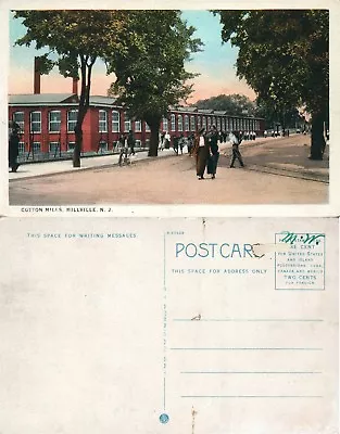 Millville N.j. Cotton Mills Antique Postcard • $13.99