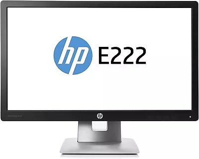HP EliteDisplay E222 21.5  IPS FHD 1920X1080 Display Monitor VGA DP HDMI • $79