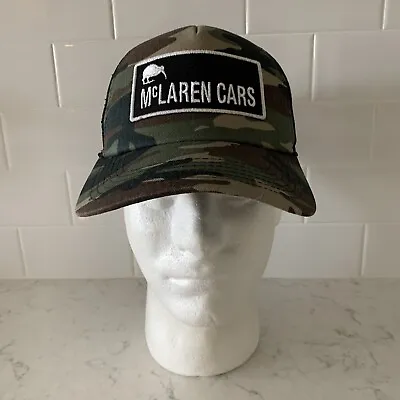 McLaren Cars Of Palm Beach Trucker Hat Camo Kiwi • $19.99