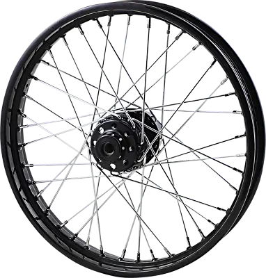 Drag Black Front 40 Spoke Wheel 21x2.15 Harley Night Train 00-06 • $407.95