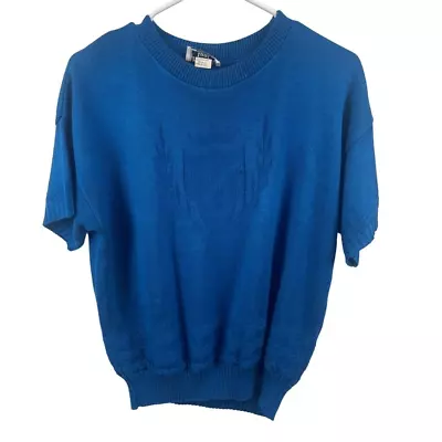 American Vintage Keneth Too! Blue 80s Acrylic Sweater Made In USA Size M? • $30