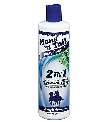 Mane 'n Tail Daily Control 2in1 Anti-Dandruff Shampoo+Conditioner W/ Oilve 12oz • $6.29