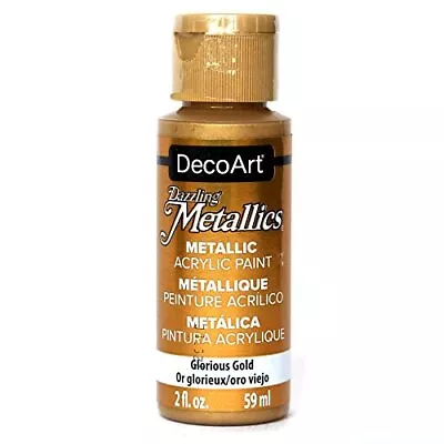 £4.65 • Buy Deco Art Americana Acrylic Metallic Paint, Glorious Gold