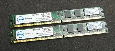 £9.99 • Buy 4GB Kit (2 X 2GB) Kingston Dell SNPYG410C/2G PC2-6400U DDR2 LP Computer Memory
