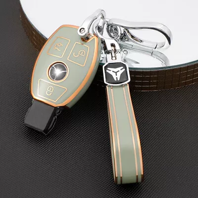 2024 For Mercedes-Benz Smart Car Key Case Cover Fob Holder Keychain Accessories • $13.19