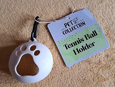 Pet Collection Dog Toy Tennis Ball Holder With Clip Brand New Beige  • £3