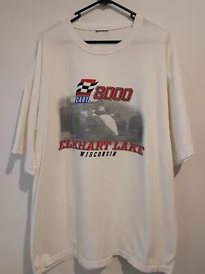 Vintage Cart 2000 Mens T Shirt XXL Elkhart Lake No Tag • $18