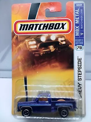 Matchbox Superfast / MB 736 - '75 Chevy Stepside Pickup - Purple - Model X1 • $29.72