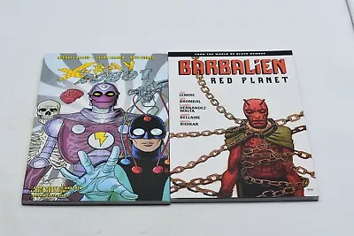 $45 • Buy 2 Book Lot - Dark Horse - X-ray Robot & Barbalien: Red Planet - Fast Secure Ship