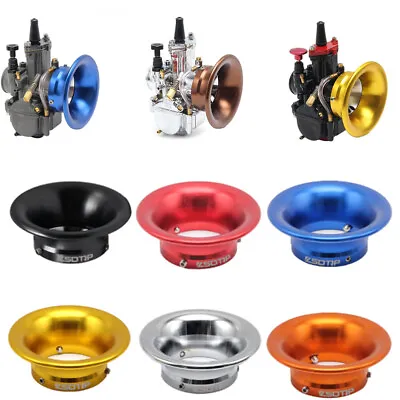 50mm Carburetor Air Filter Cup Velocity Stack Horn Cup Motorcycle Bike Carb Part • $11.90