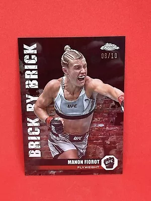 Manon Fiorot #’d/10 * 2024 Topps Chrome UFC Brick By Brick BLACK Refractor #15 • $59.95