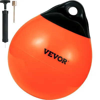 VEVOR Boat Fender Buoy Ball Round 15  Anchoring Rafting Marking Mooring Orange • $38.99