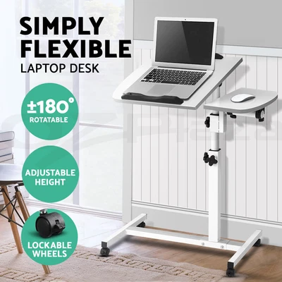 $44.95 • Buy Artiss Laptop Desk Table Portable Mobile Adjustable Height Notebook Computer PC