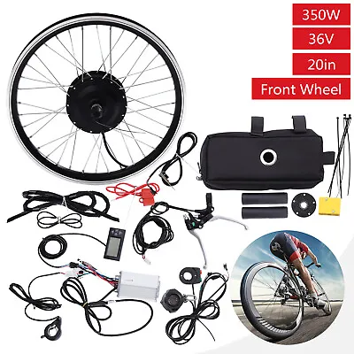 36V 20 Front Wheel Electric Bicycle Hub Motor Conversion Kit 350W E Bike • $199.50