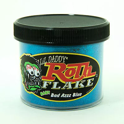 Lil Daddy Roth Metal Flake Baby Bad Azzz Blue .004 Size - 2 Oz Of Flake • $26.99