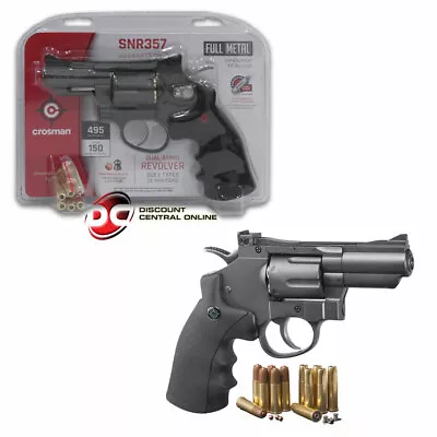 Crosman SNR357 CO2 Dual Ammo Full Metal Air Gun Pistol Revolver - BB & Pellet • $79.99