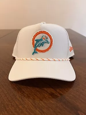 Miami Dolphins Rope Hat (Throwback Logo) • $10