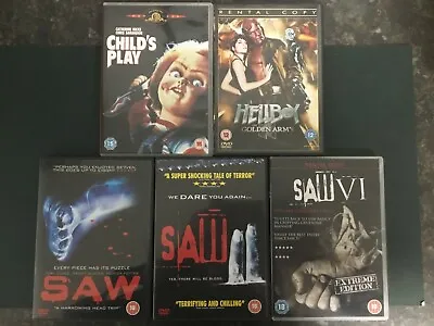 £4.29 • Buy Region 2 DVDs Saw Saw II Saw VI Hellboy II: The Golden Army And Child's Play